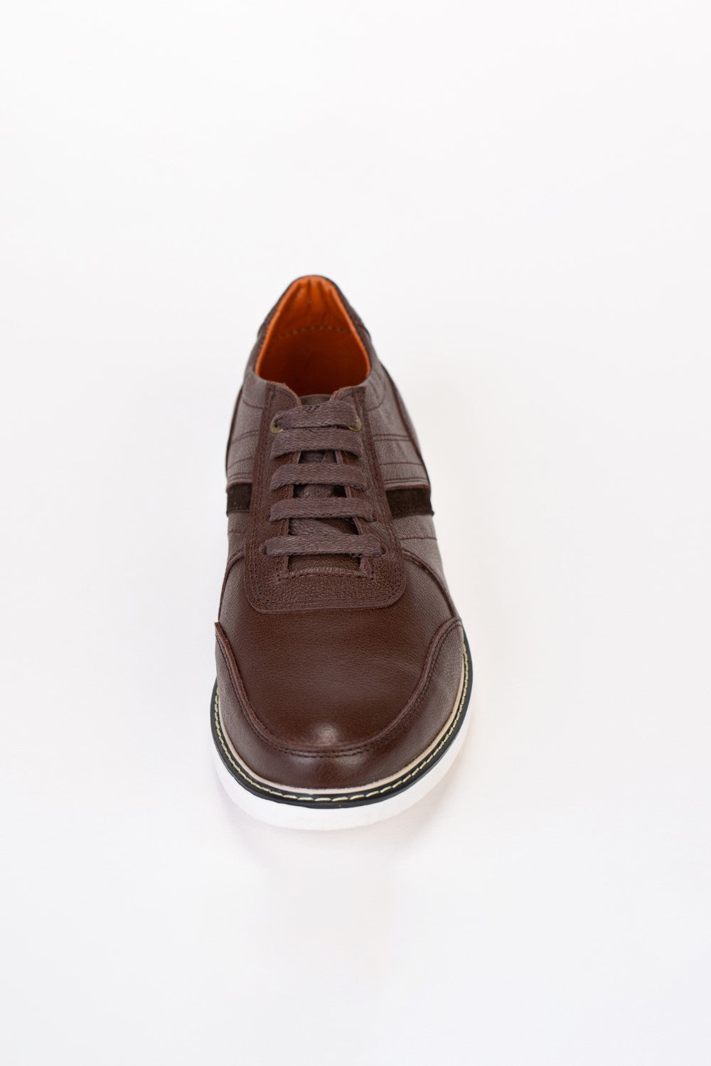 Mens Leather Shoes With Suede Part Suitable For Everyday Wear
