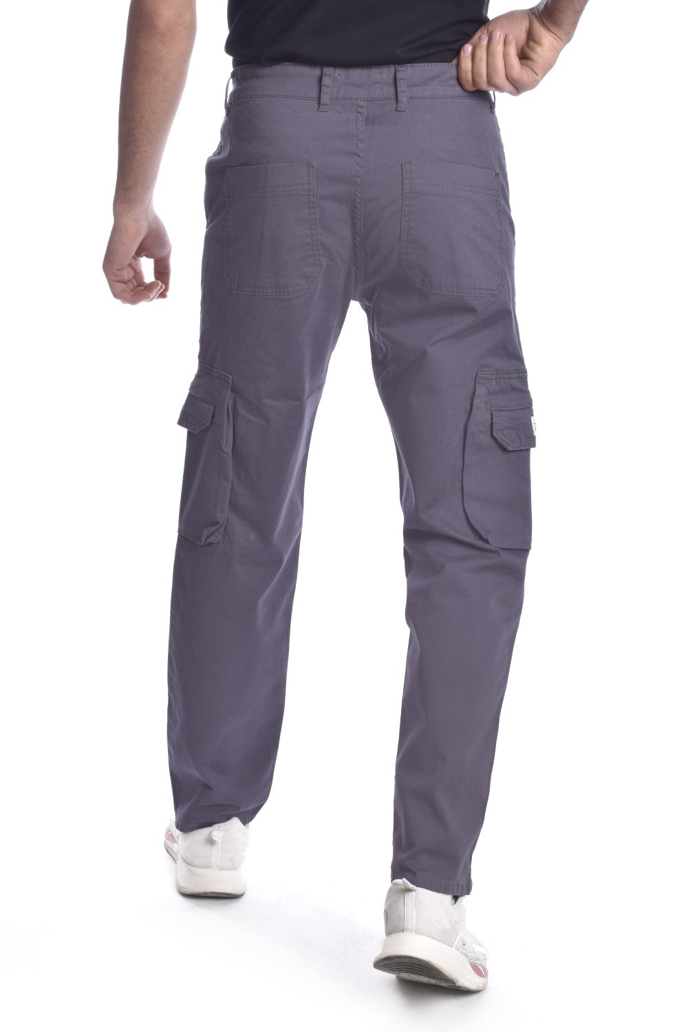 Men's Regular Fit Cargo Gabardines Pants With Unique Details