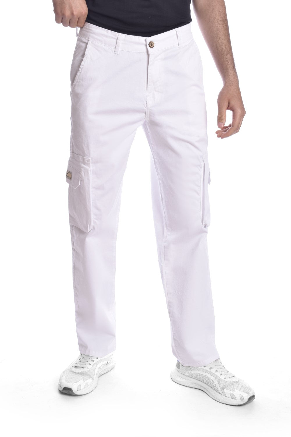 Men's Regular Fit Cargo Gabardines Pants With Unique Details