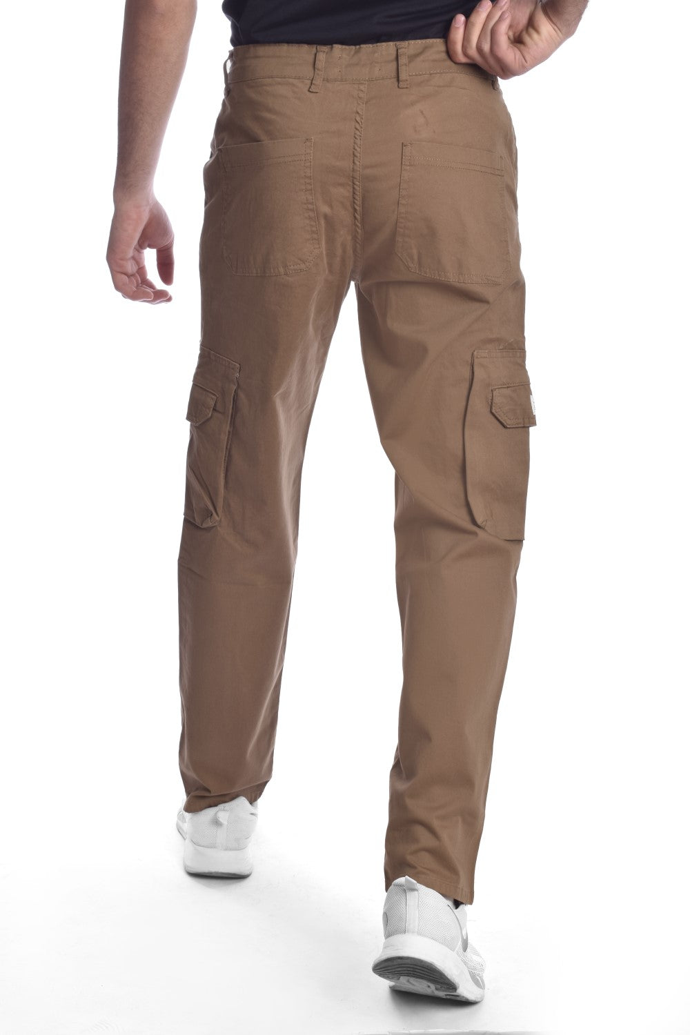 Men's Regular Fit Cargo Gabardines Pants With Unique Details