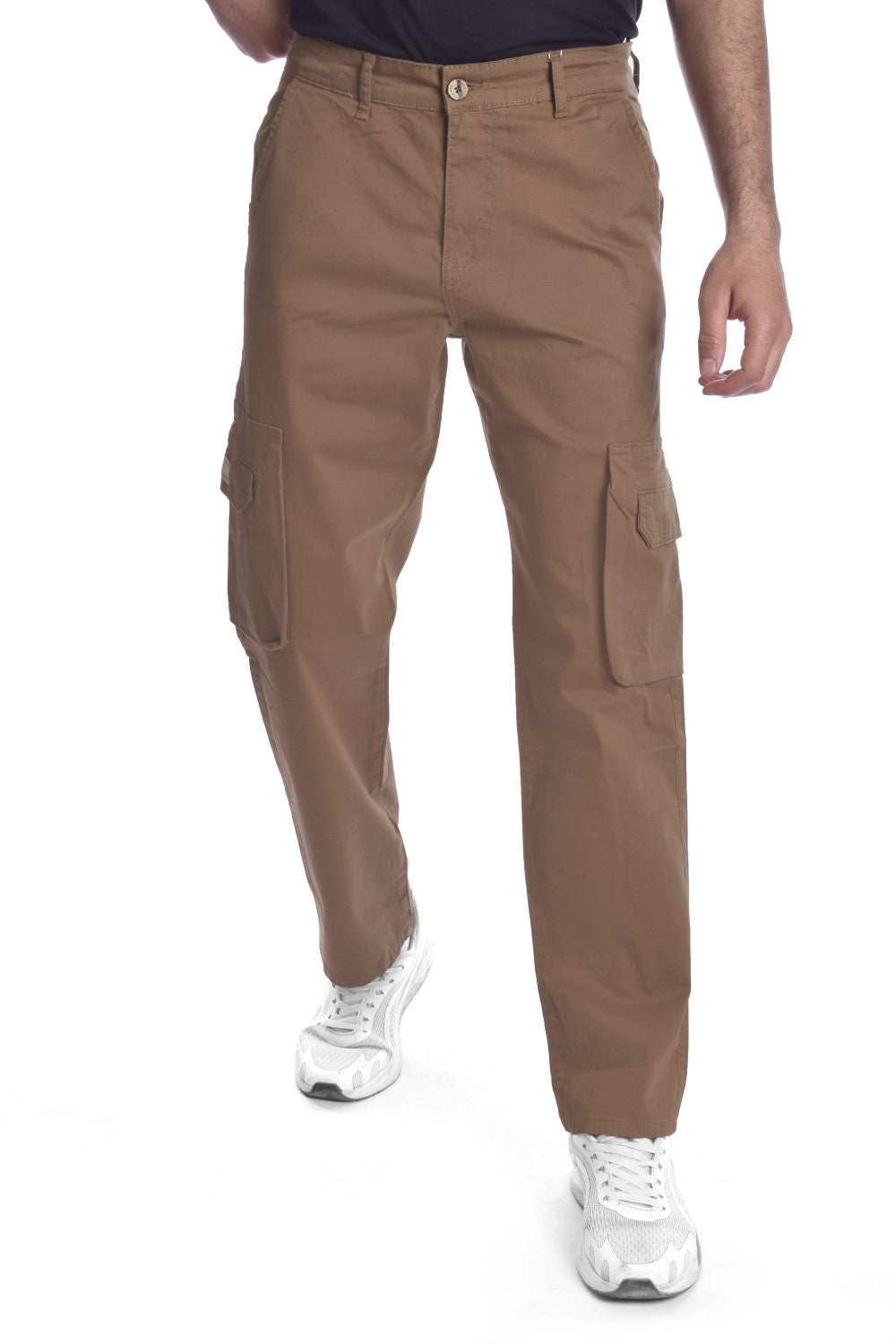 Men's Regular Fit Cargo Gabardines Pants With Unique Details
