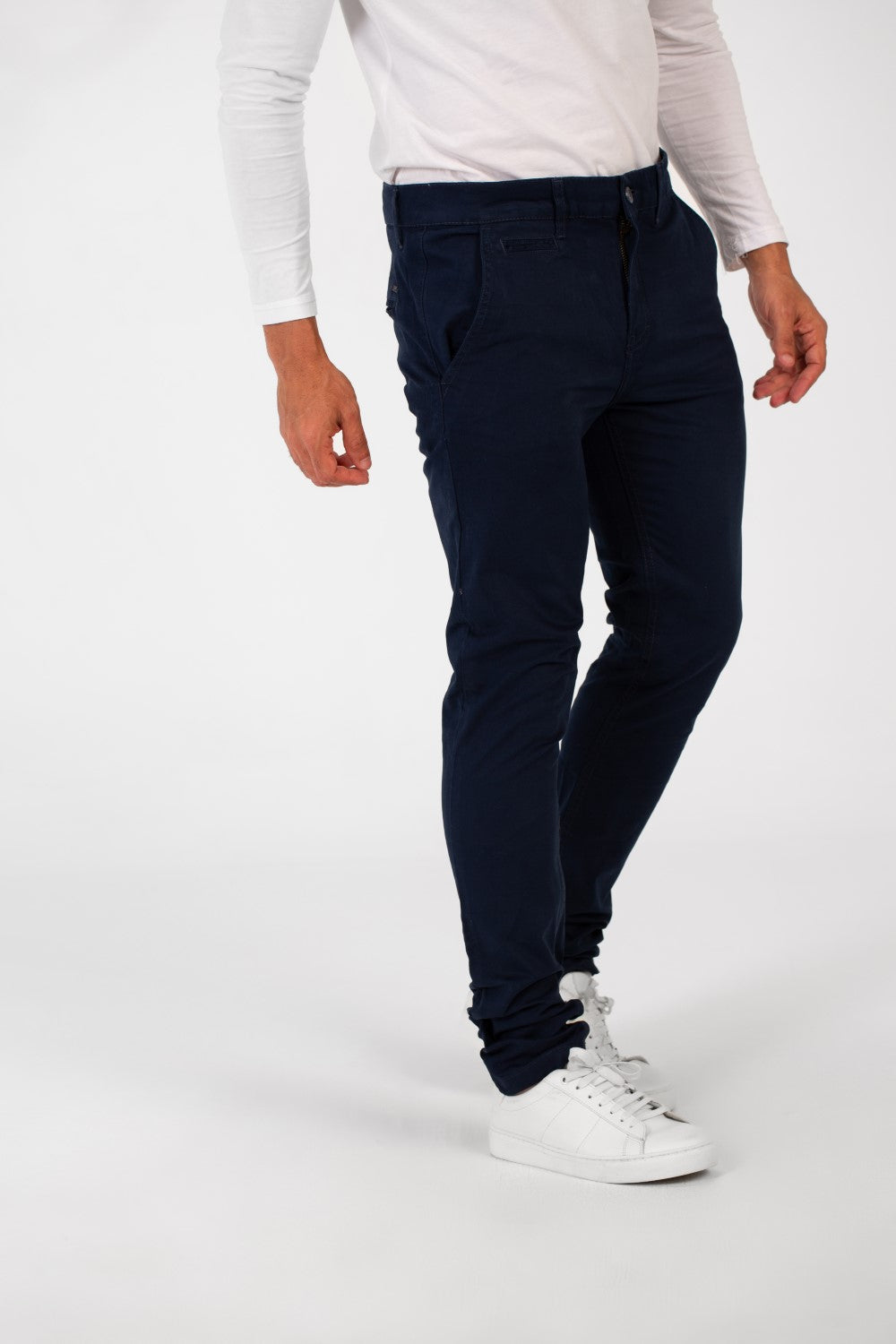 Men's Basic Slim Fit Classic Gabardine Pants