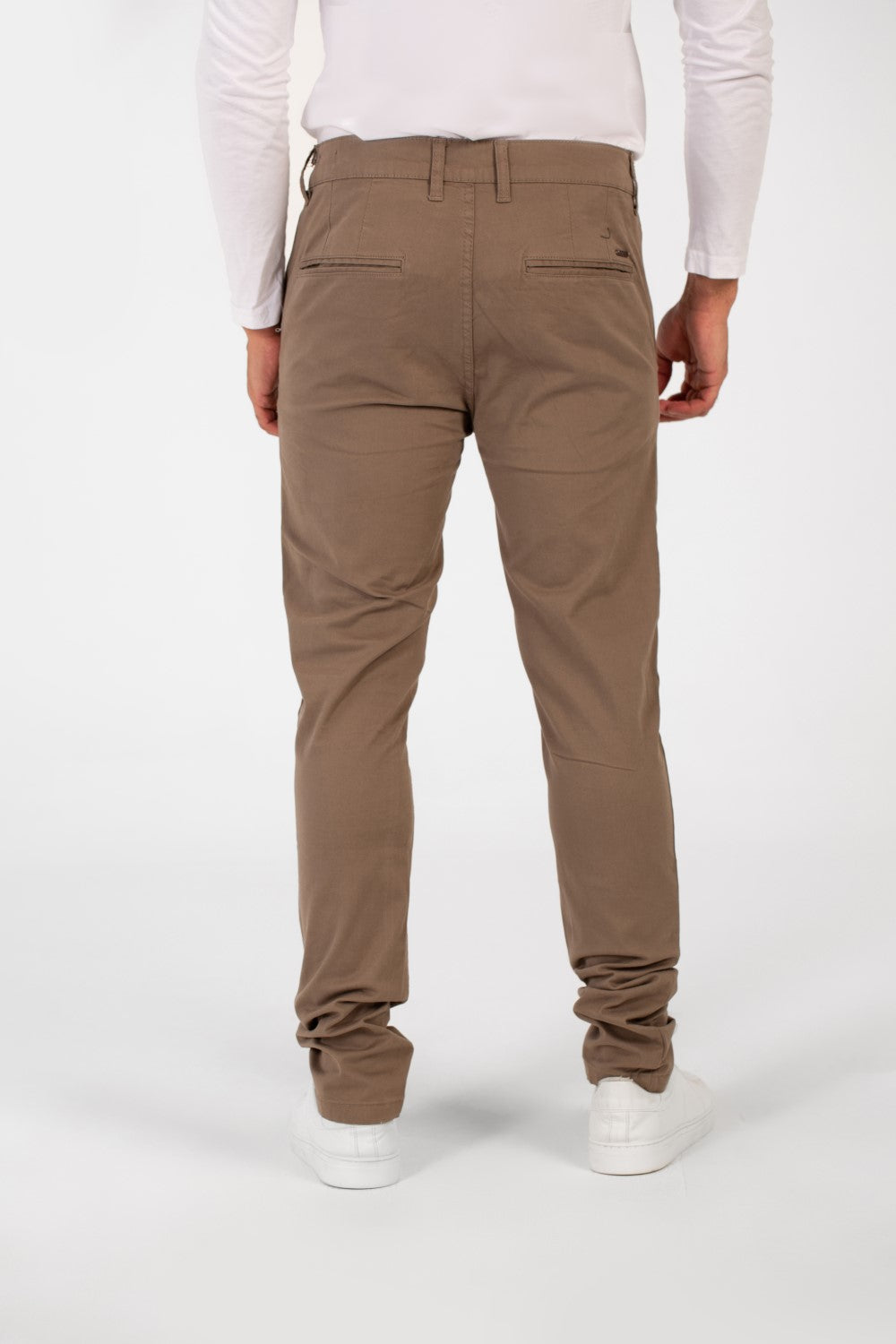 Men's Basic Slim Fit Classic Gabardine Pants