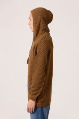 Men's Slim Fit Transparent Hood Pullover With Long Sleeves And Breathable Fabric