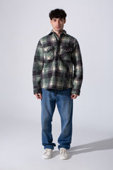 Men's Winter Slim Fit Woolen Shirt With Full Front Buttons And Long Sleeves