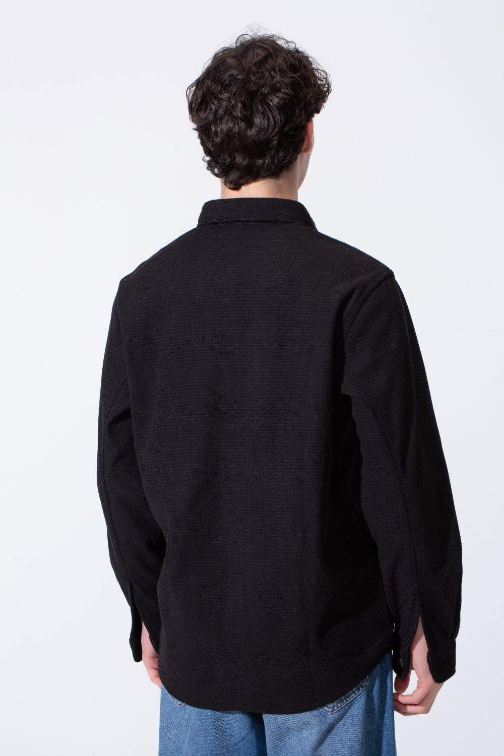 Men's Long Sleeved Winter Regular Fit Velvet Shirt