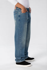 Men's Wide Leg Jeans Pants In Basic Colors