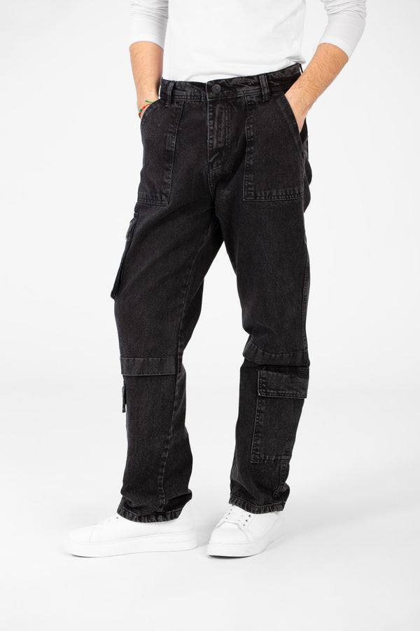 Men's Wide Leg Jeans Pants With A Unique Modern Cut
