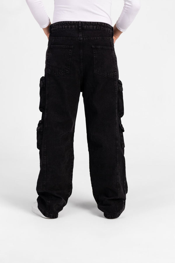 Men's Cargo Jeans Pants With Modern Pockets In Comfortable Material
