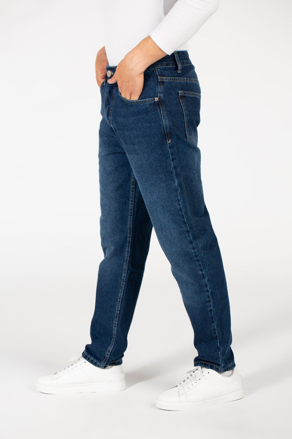 Men's Five Pocket Boyfriend Jeans Pants