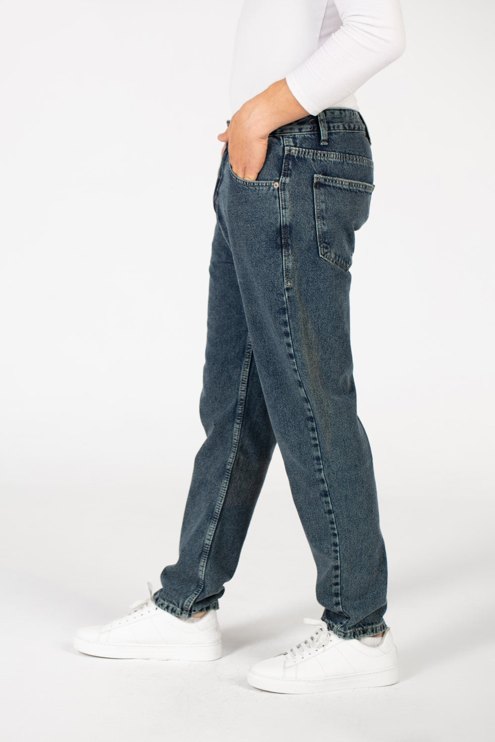 Men's Five Pocket Boyfriend Jeans Pants