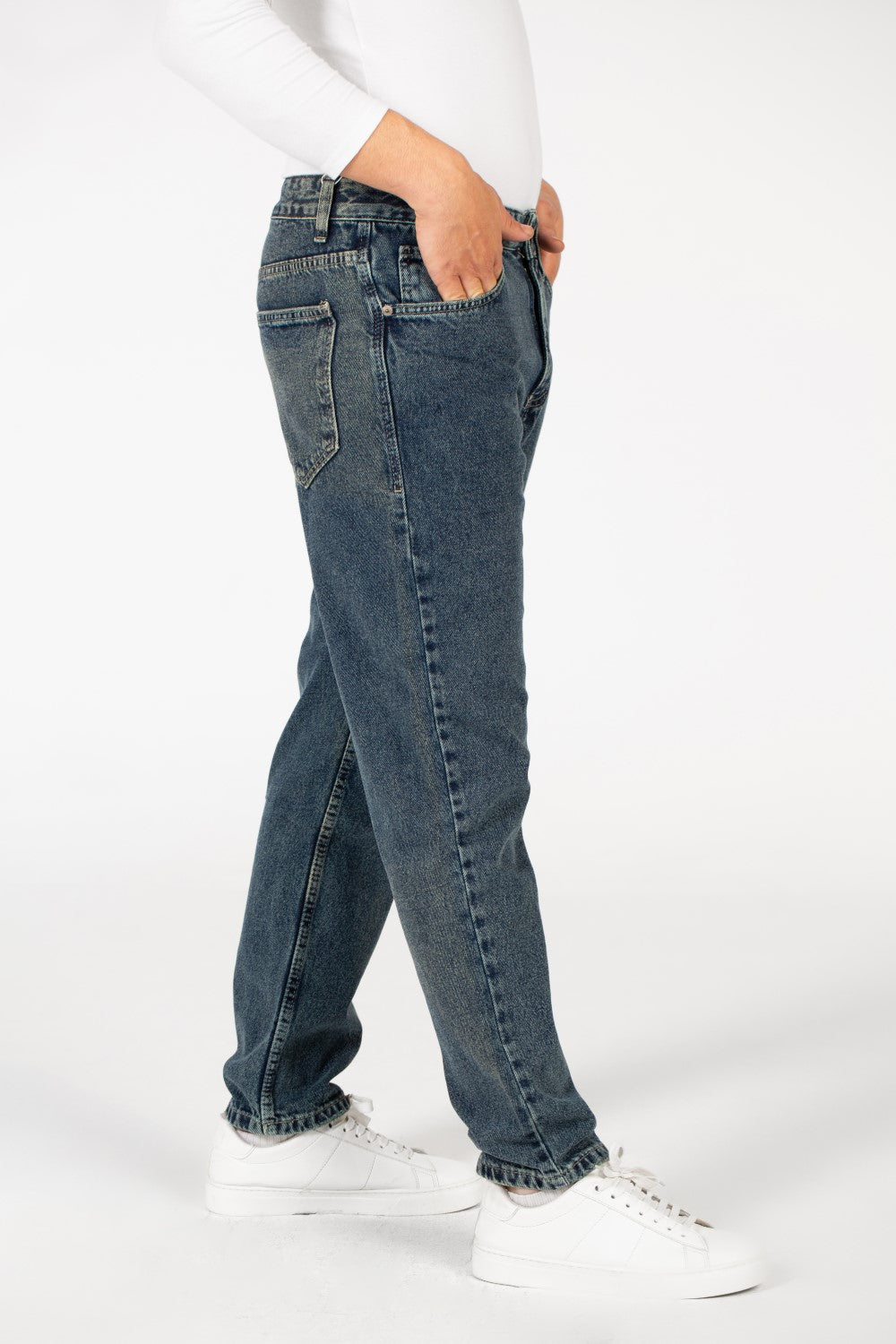 Men's Five Pocket Boyfriend Jeans Pants