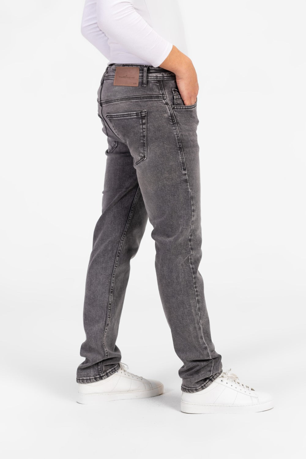 Men's Regular Fit Five Pocket Used Jeans Pants