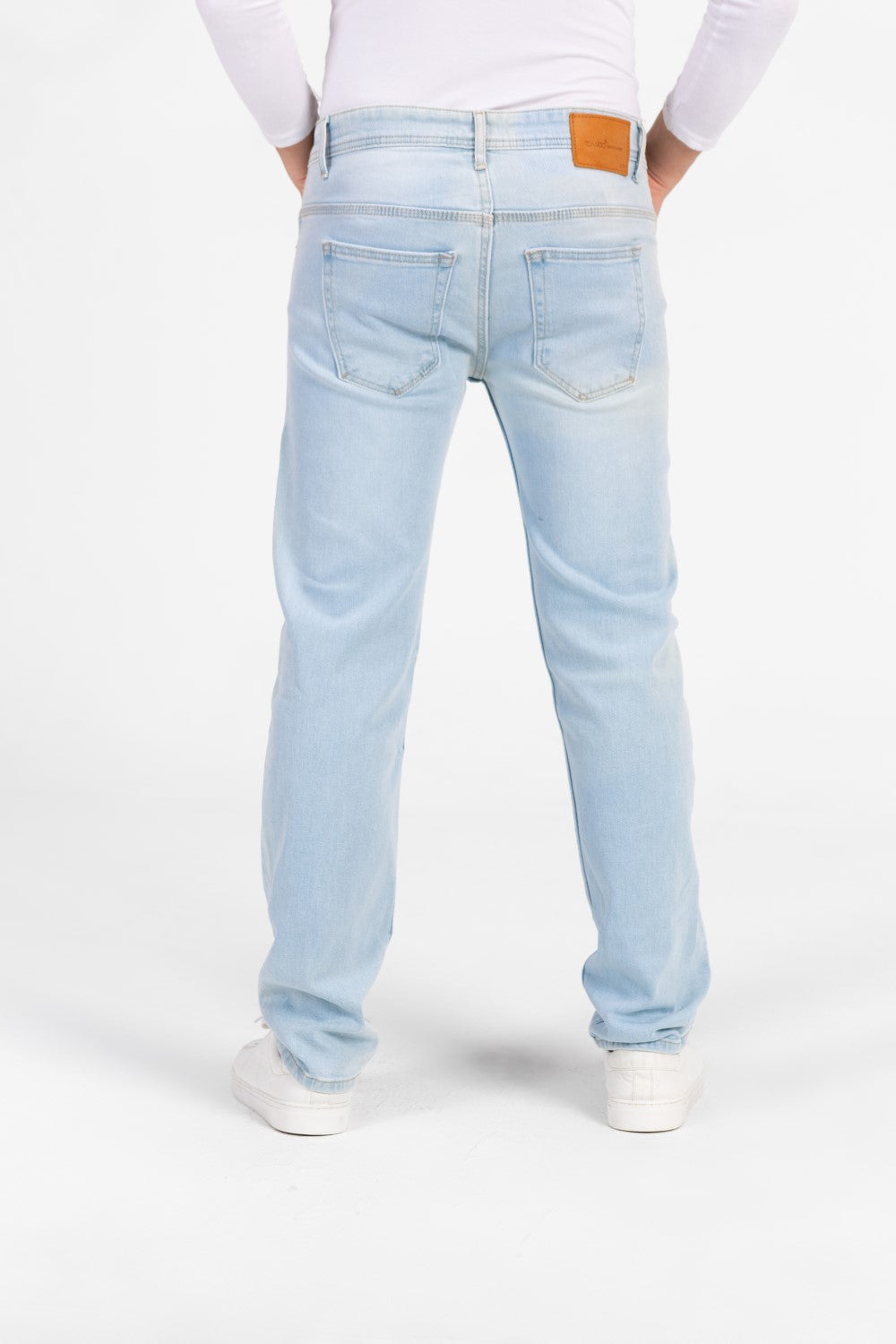 Men's Regular Fit Five Pocket Used Jeans Pants