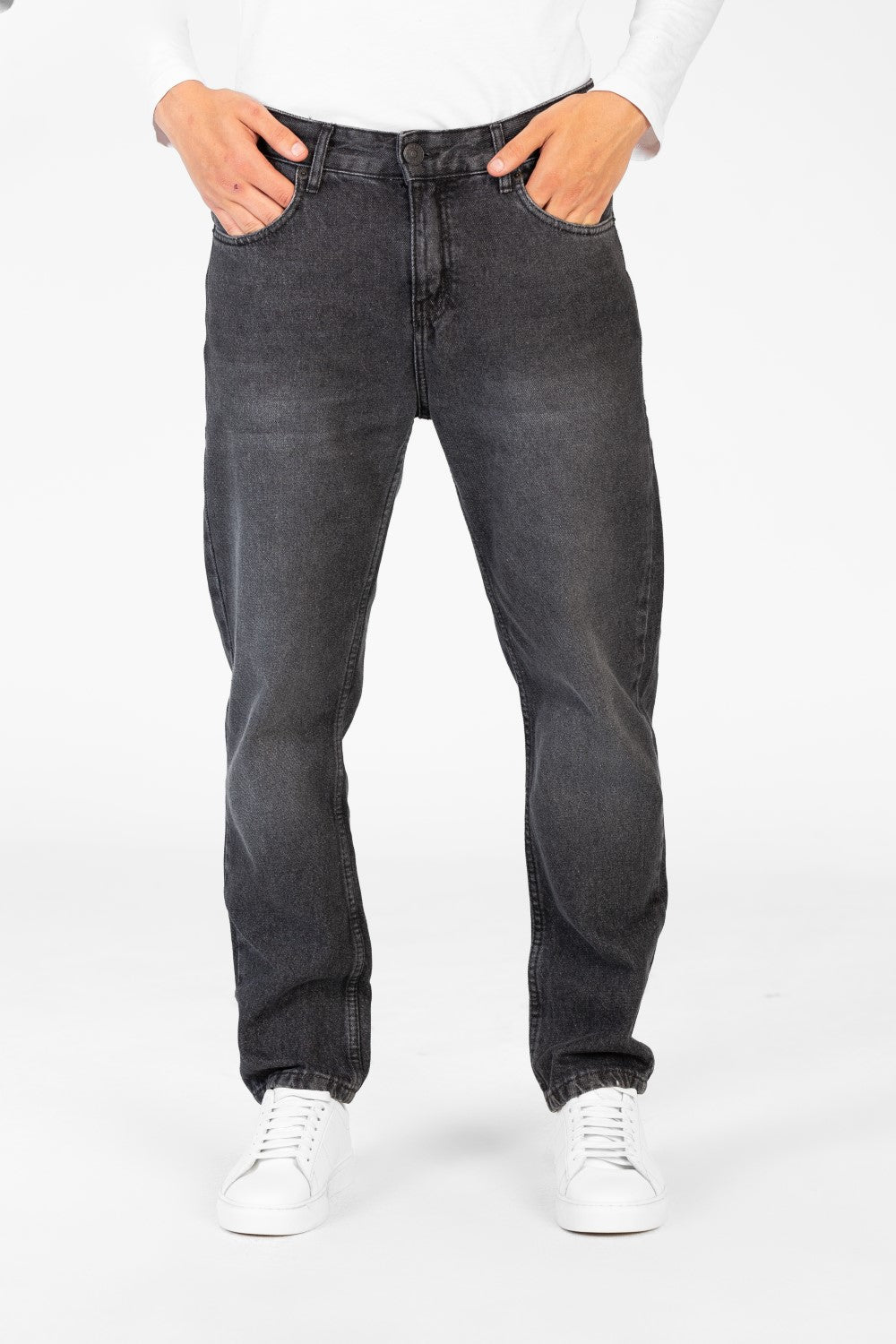 Men's Boyfriend Jeans Pants With Five Pockets And Trendy Fit