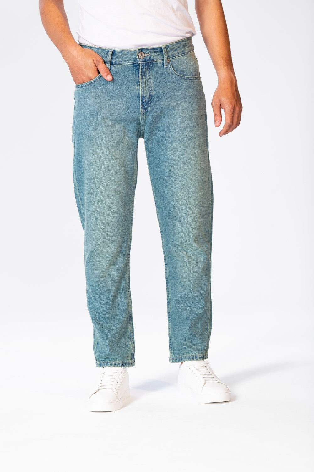 Men's Boyfriend Jeans Pants With Five Pockets And Trendy Fit
