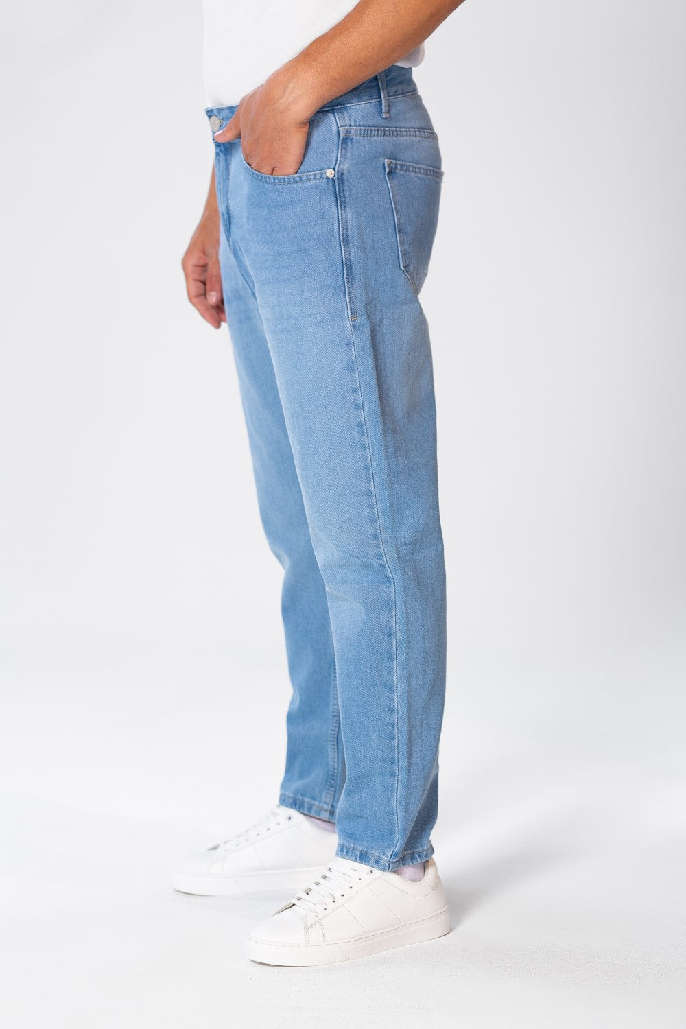 Men's Boyfriend Jeans Pants With Five Pockets And Trendy Fit