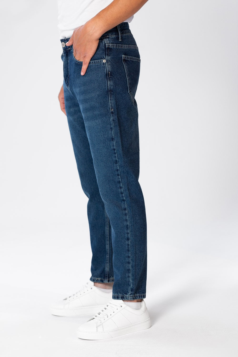 Men's Boyfriend Jeans Pants With Five Pockets And Trendy Fit