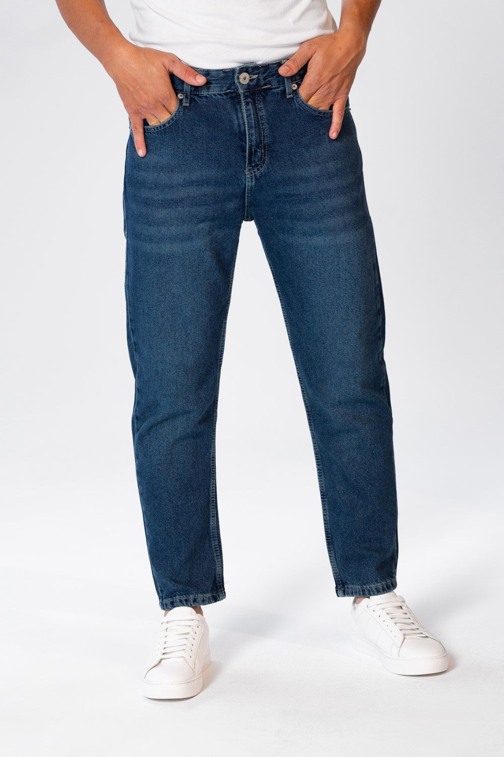 Men's Boyfriend Jeans Pants With Five Pockets And Trendy Fit