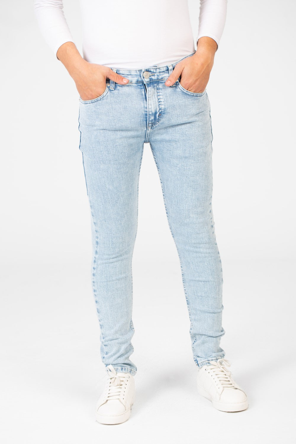 Men's Jeans Used Pants With A Skinny Fit