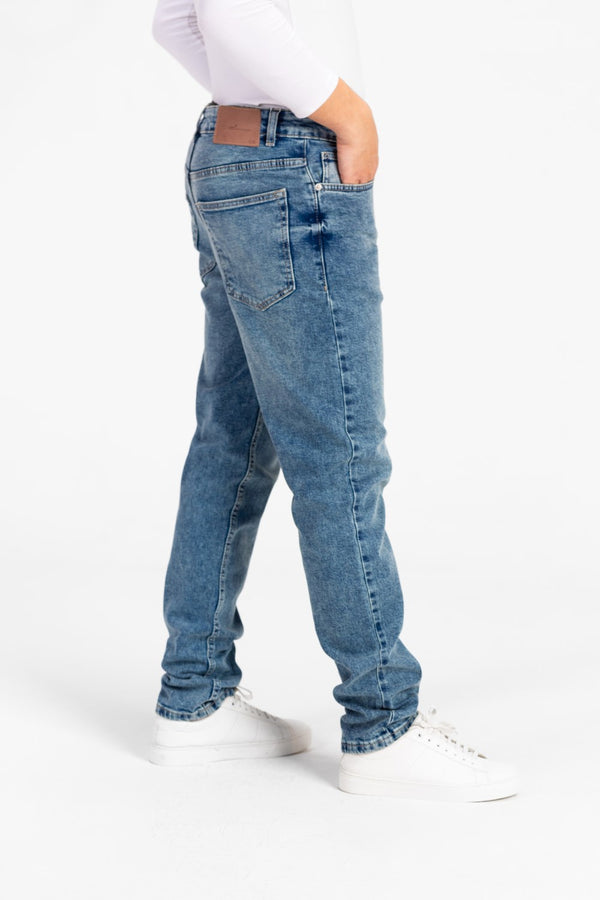 Men's Used Slim Fit Five Pocket Jeans Pants