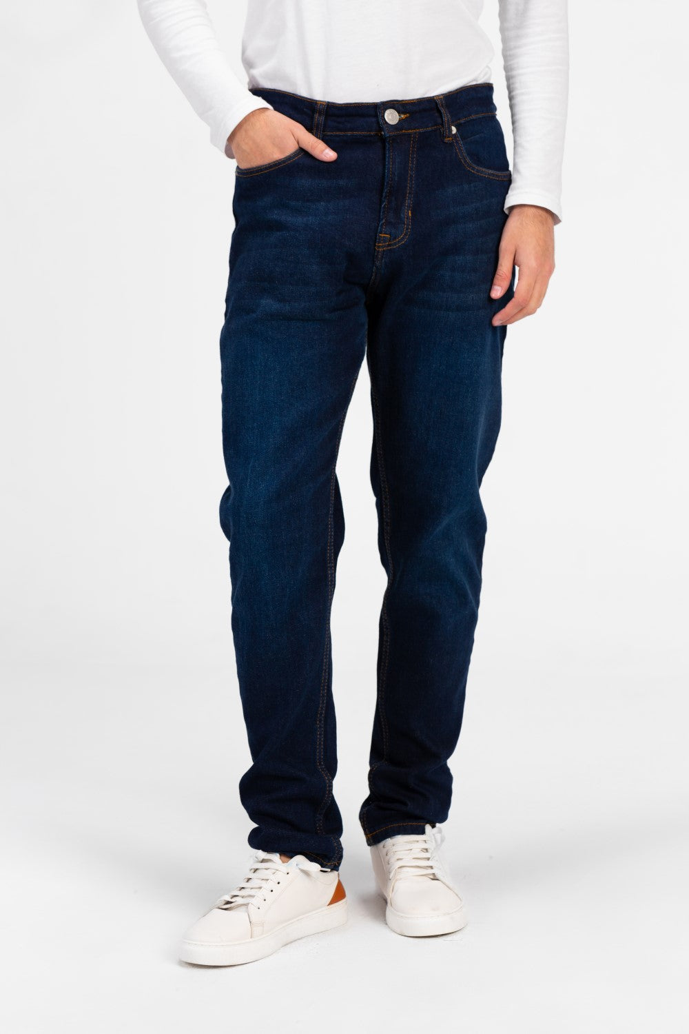 Men's Used Slim Fit Five Pocket Jeans Pants