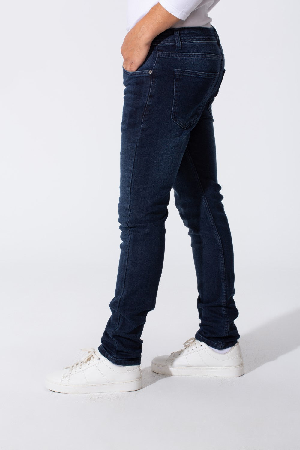 Men's Slim Fit Jeans Pants With Tomato Badge On The Back And Pockets