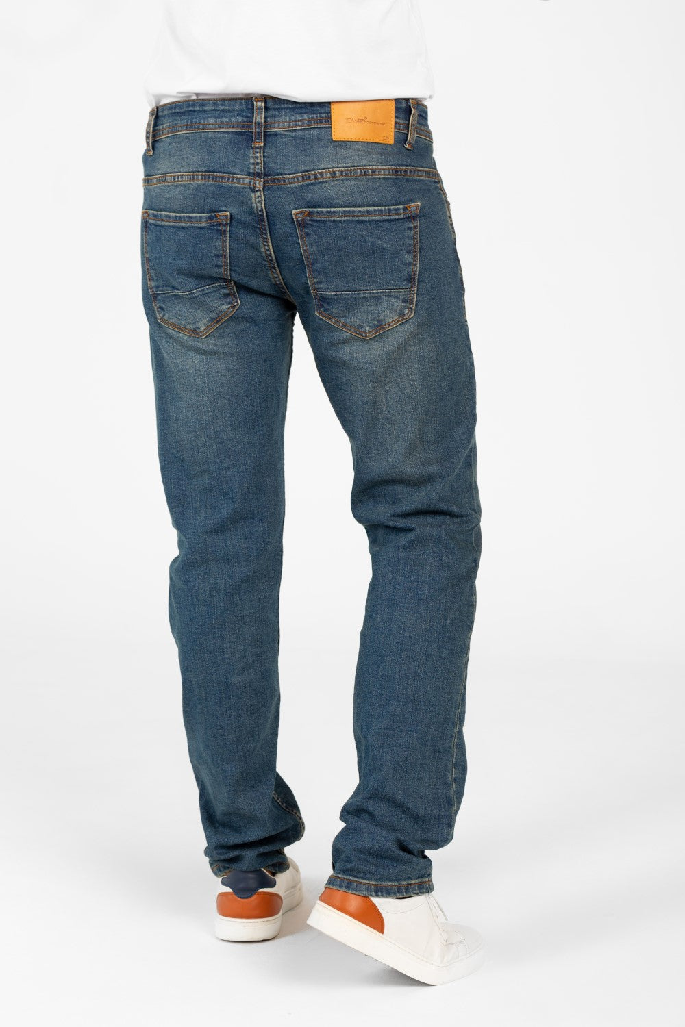 Men's Regular Fit Five Pocket Jeans Pants