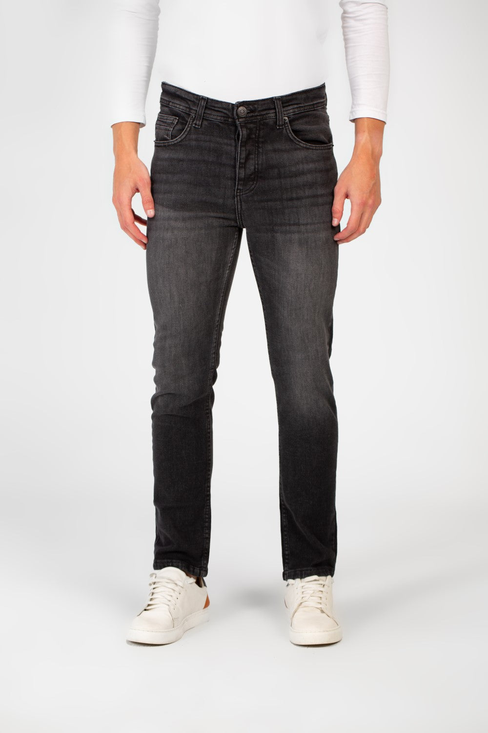 Men's Used Slim Fit Tomato Jeans Pants With Essential Details And Five Pockets