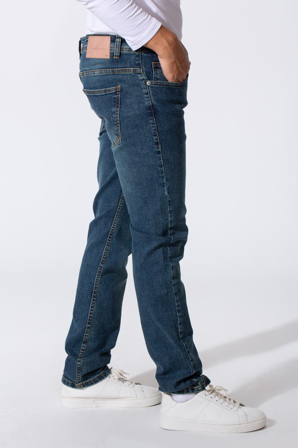 Men's Slim Fit Jeans Used Pants Tomato With Essential Details