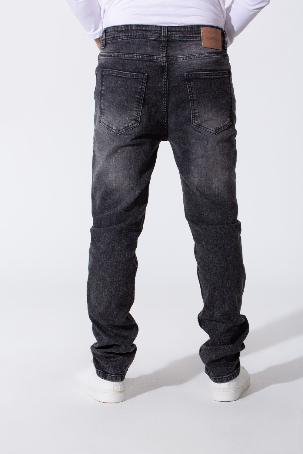 Men's Used Slim Fit Tomato Five Pockets Jeans Pants