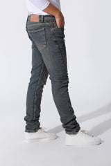 Men's Used Slim Fit Tomato Five Pocket Modern Jeans
