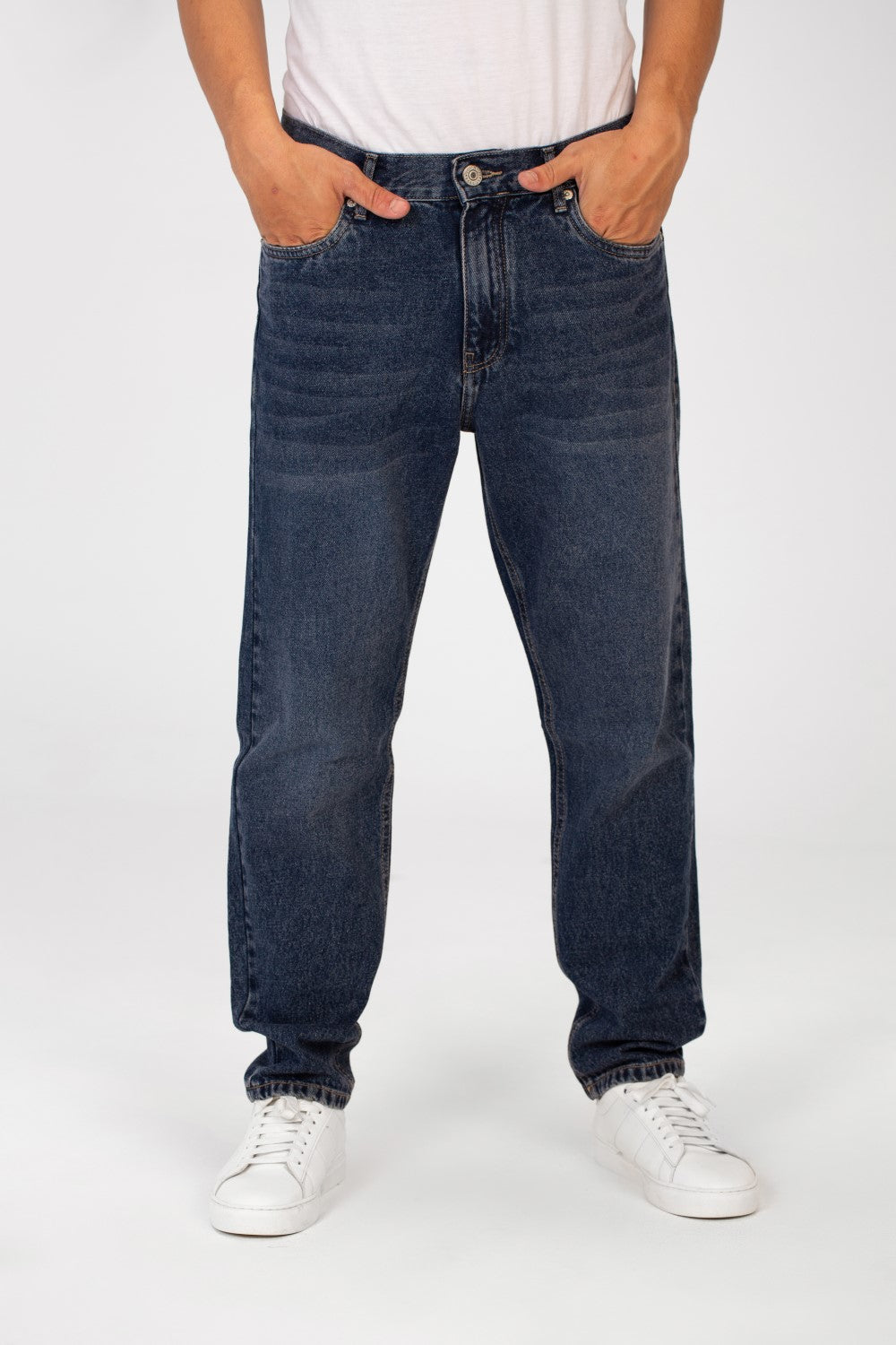 Men's Five Pockets Boyfriend Jeans Pants Trousers In Basic Details