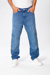 Men's Cargo Jeans Pants With A Modern Fit