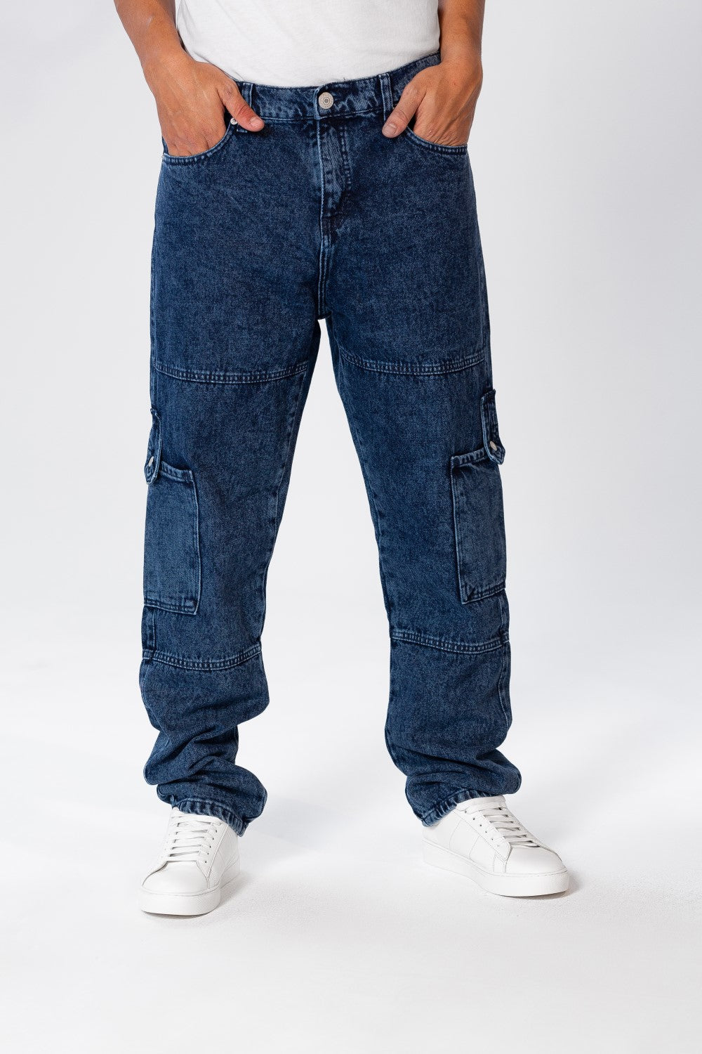 Men's Cargo Jeans Pants With A Modern Fit