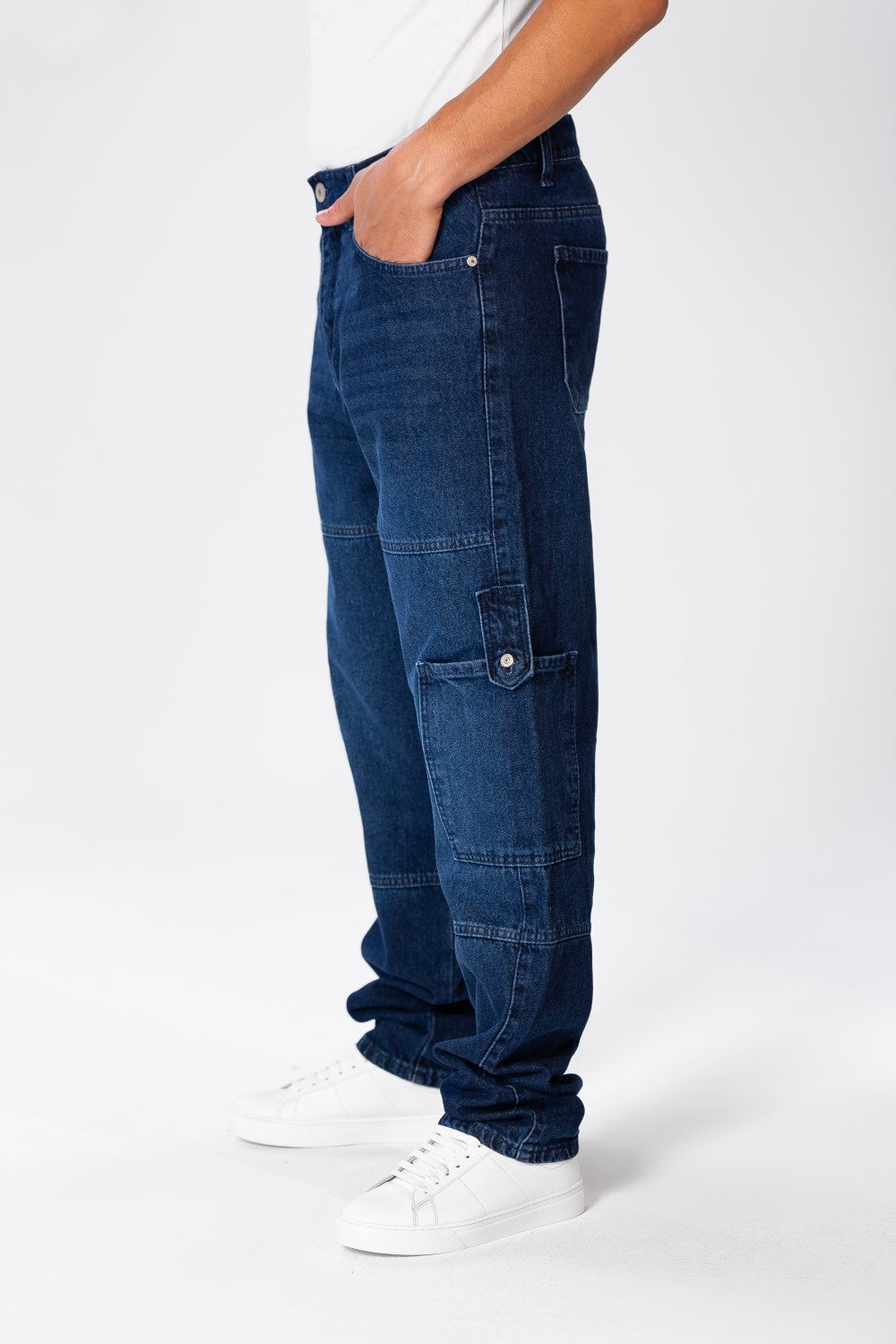 Men's Cargo Jeans Pants With A Modern Fit