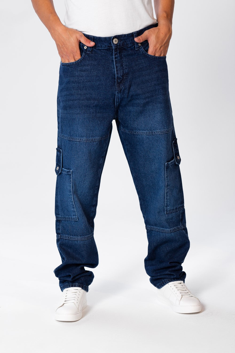 Men's Cargo Jeans Pants With A Modern Fit