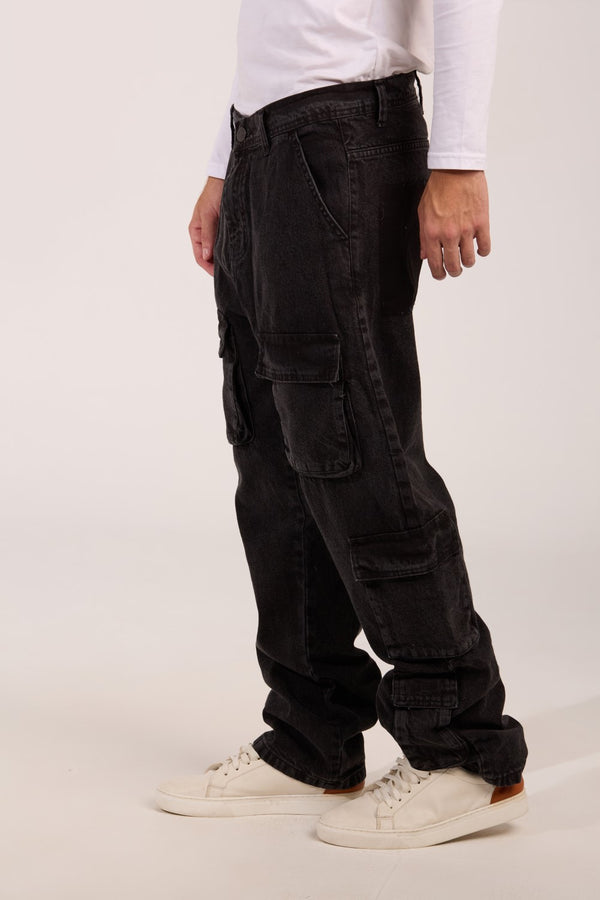 Men's cargo jeans Pants With Pockets And A Modern Design
