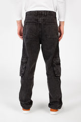 Men's Cargo Jeans Pants With A Modern Fit And Pockets