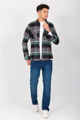 Men's Checked Regular Fit Made Of Soft Material Front Pockets Shirt