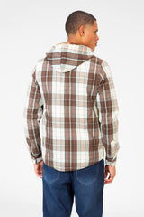 Men's Fur Padded Shirt With Full Zip And Pockets