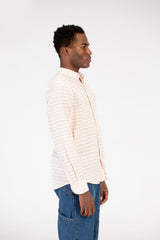 Men's Slim Fit Striped Long Sleeve Shirt