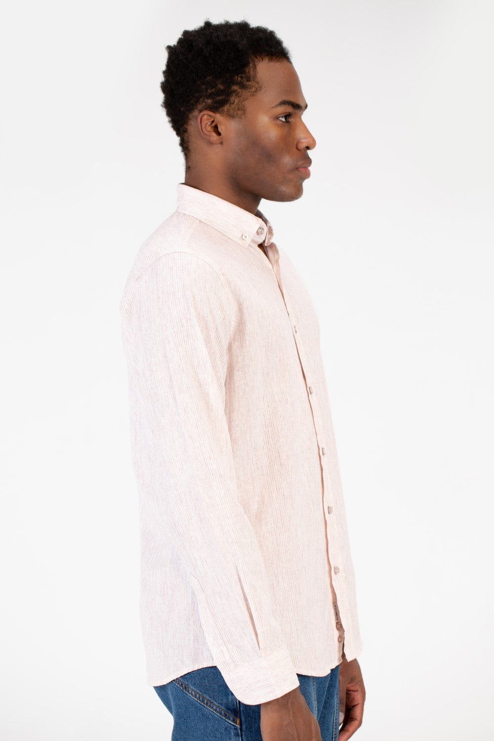 Men's Slim Fit Poplin Button Front Shirt