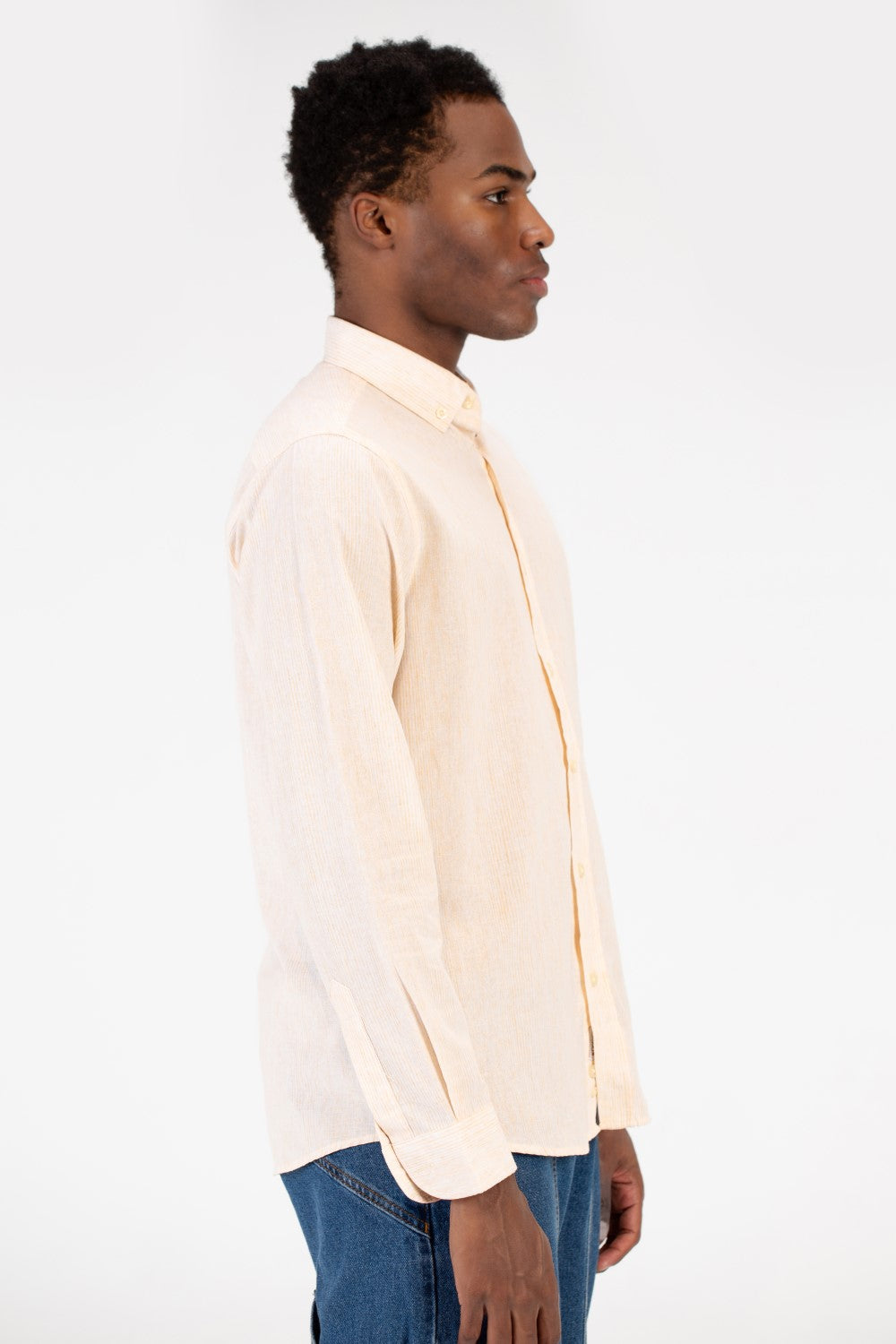 Men's Slim Fit Poplin Button Front Shirt