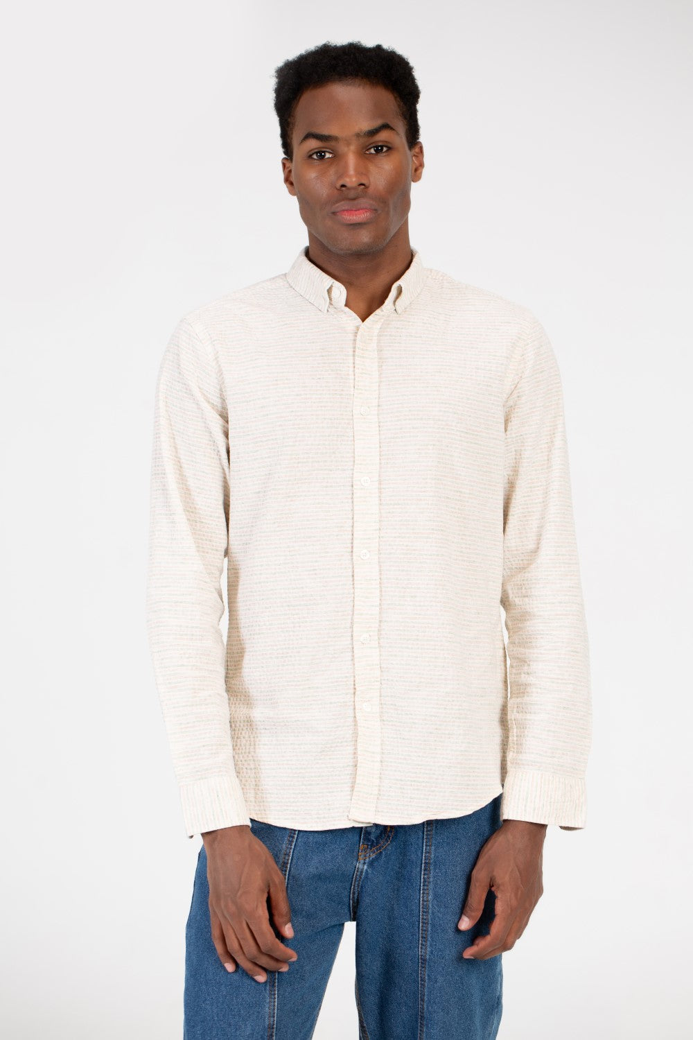 Men's Slim Fit Striped Shirt