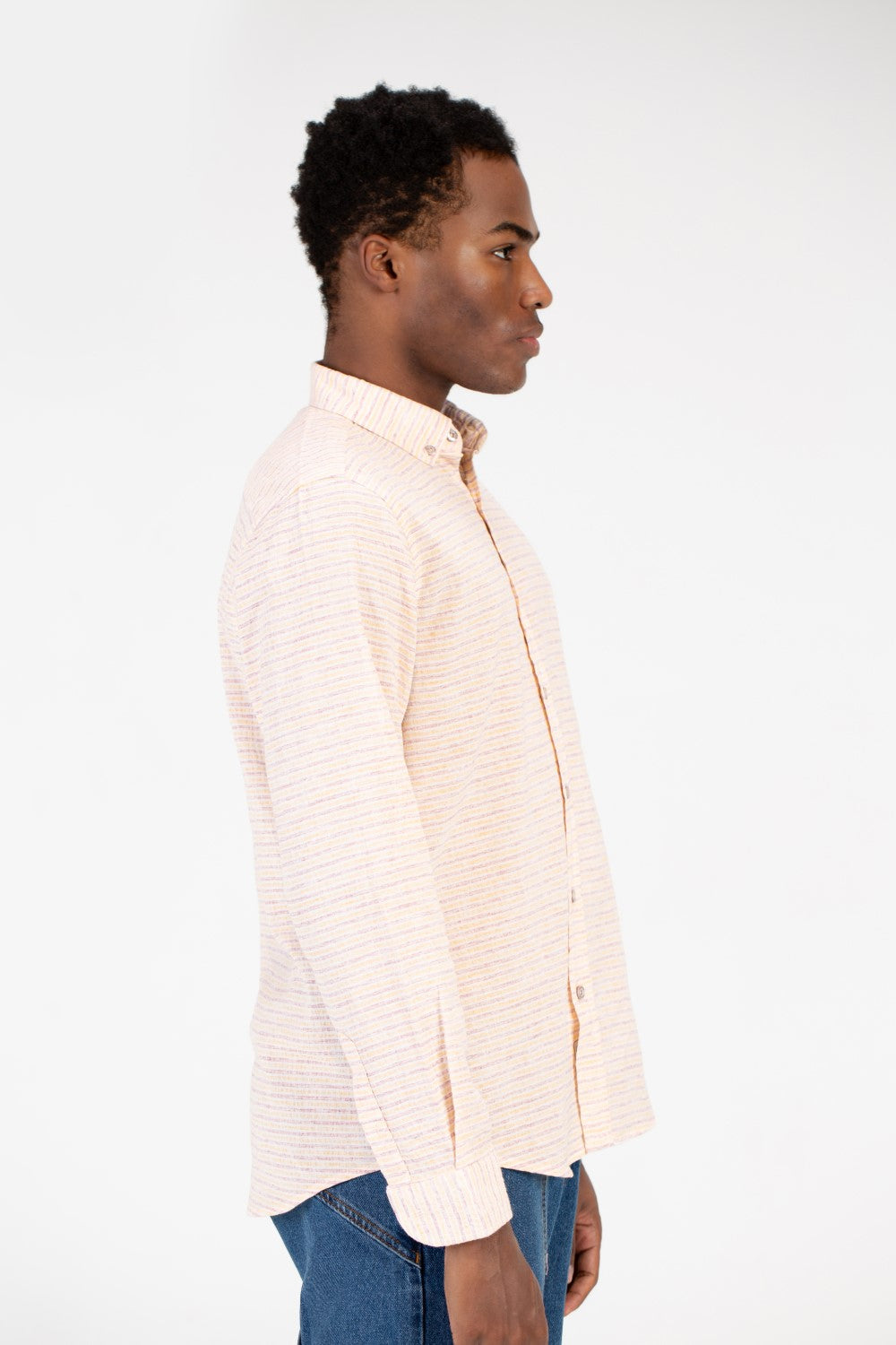 Men's Slim Fit Striped Shirt