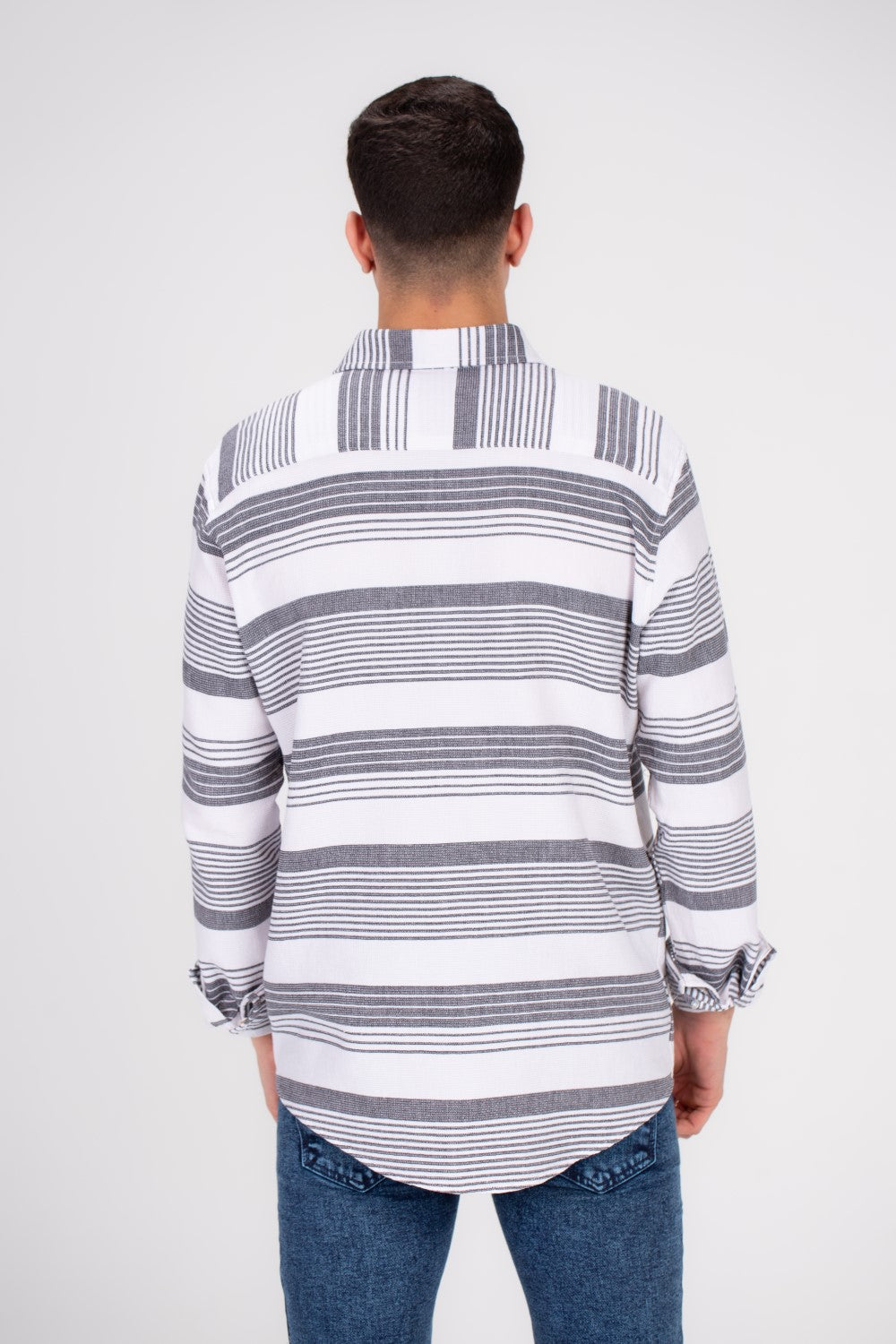 Men's Checked Soft Material Unique Style Shirt Perfect For Chilly Days Or Casual Outings