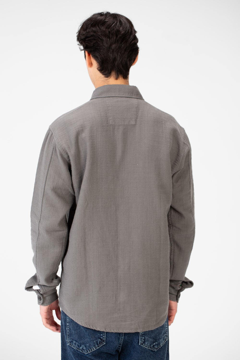 Men's Linen Slim Fit Long Sleeve Shirt