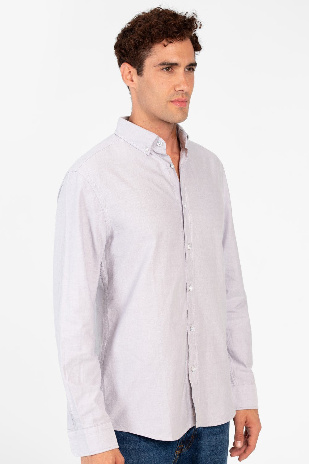 Men's Basic Long Sleeve Regular Fit Shirt