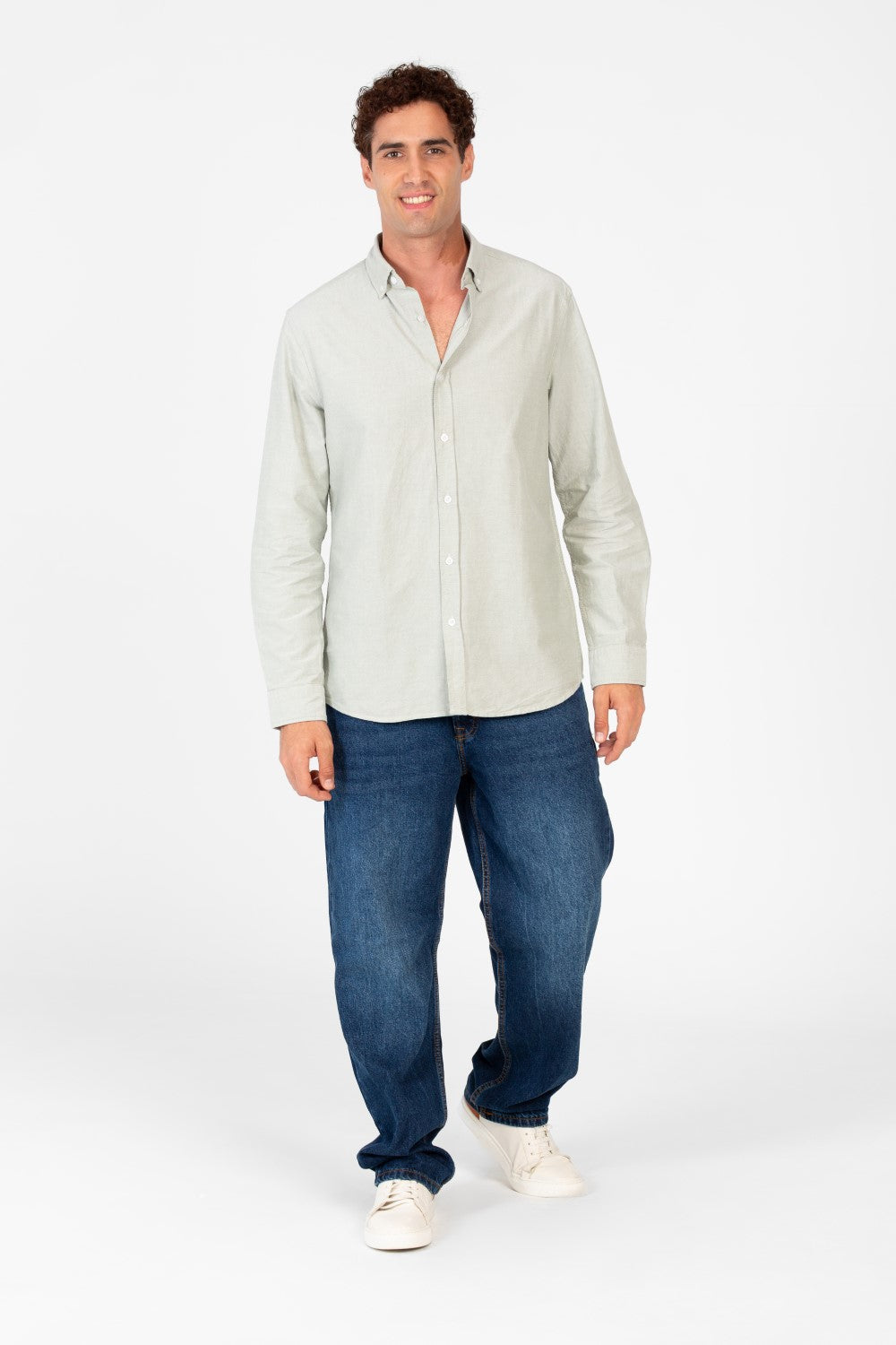 Men's Basic Long Sleeve Regular Fit Shirt